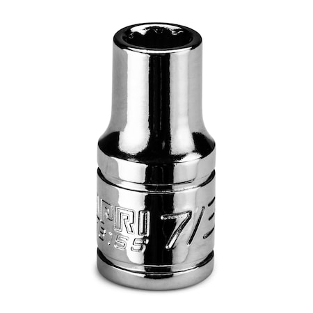 Capri Tools 1/4 in Drive 7/32 in 12-Point SAE Shallow Socket CP16155